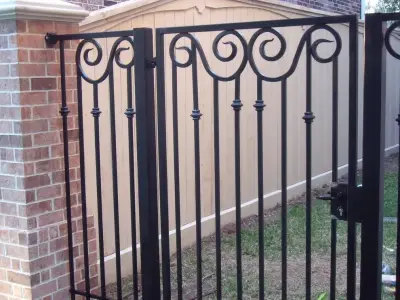 Diverse Front Yard Entrances — Fence Installation project by Architectural Fabricators
