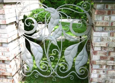 Entrance to the Garden — Fence Installation project by Bill's Custom Metal Fabrications Inc.
