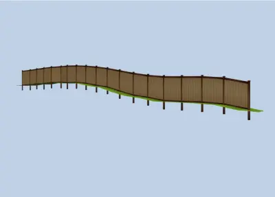 Property Barrier — Fence Installation project by MyFence.com