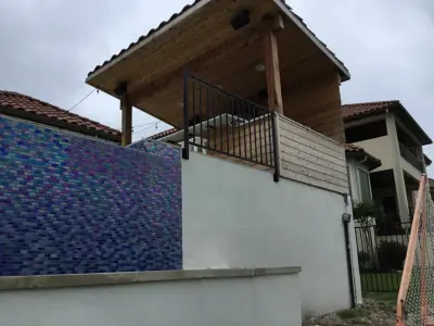 Metal Fencing and Railing Solutions — Fence Installation project by Discount Fence