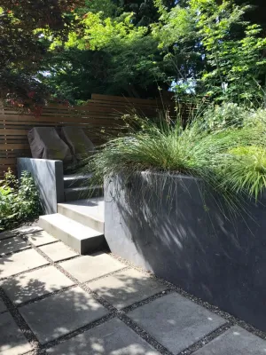Asian Infused Terrace Garden — Landscape Design project by The Garden Angels Landscape Design & Consulting in Salem