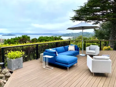 Alfresco Space with a Scenic Perspective — Fence Installation project by Clough Construction