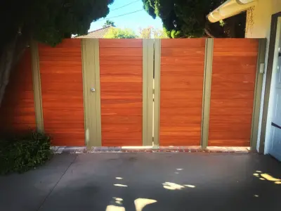 Walkway and Side Entrances — Fence Installation project by Perfect Garage Doors And Gates Inc.