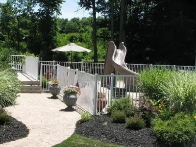 Arbor Glen Pool Barrier — Fence Installation project by R&T Fence Company Inc.