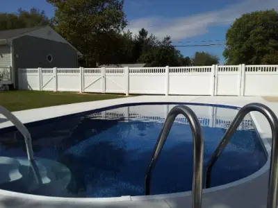 Swimming Pool Barrier — Fence Installation project by Coastal Fence And Railing