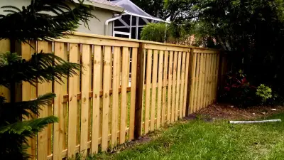 Custom On-Site Premium Shadowbox with Fascia — Fence Installation project by Hunter's Woods Outdoors