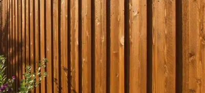 Wooden Privacy Fence with Stain — Fence Installation project by Bigfoot Fencing
