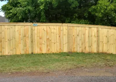 Pressure Treated Pine Trimming — Fence Installation project by A-1 Fence & Deck Company