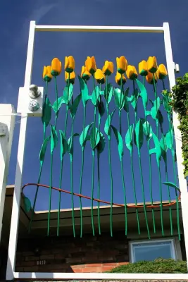 Blossom Entrance Gate — Fence Installation project by Carbon & Sand