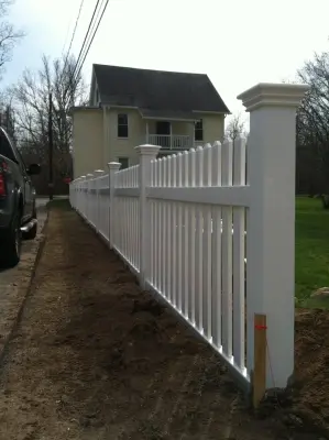 Unionville - 4-Foot PVC Dog Ear — Fence Installation project by Hartford Fence Company