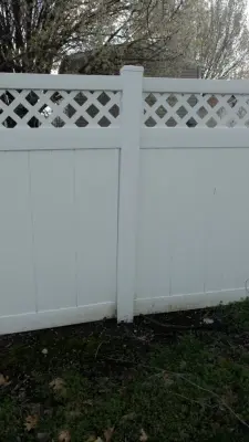Vinyl Barrier 2 — Fence Installation project by A-1 Fence & Deck Company