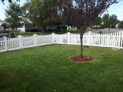 Vinyl Fencing and Divider Panels — Fence Installation project by Coastal Fence And Railing