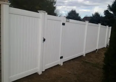 Bufftech Vinyl Fence Solutions - CertainTeed — Fence Installation project by Scott County Fence Company