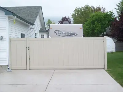 Vinyl Enclosures — Fence Installation project by Master's Fence Company