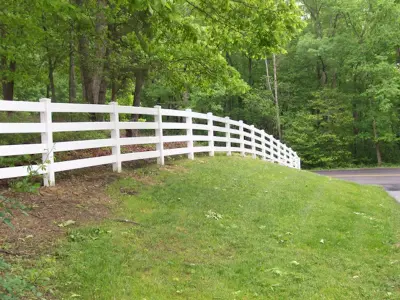 Vinyl Barrier — Fence Installation project by Midlands Fence