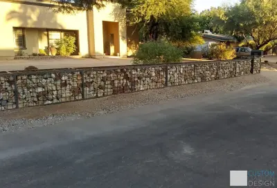 Custom Gabion Design - Fence Installation in Phoenix, AZ