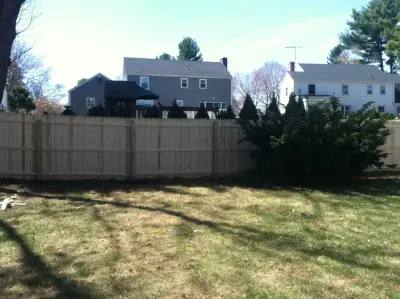 West Harford - Six Stockade Enclosed Yard — Fence Installation project by Hartford Fence Company