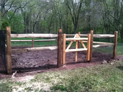Rustic Garden of West Hartford — Fence Installation project by Hartford Fence Company