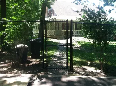 Wolcott 6-Foot Black System — Fence Installation project by Hartford Fence Company