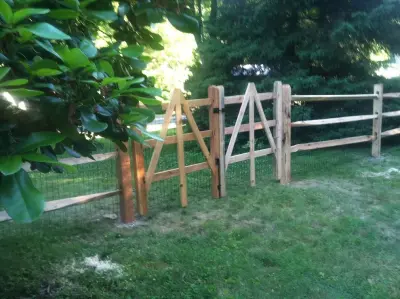 Wolcott Rustic Split Rail Barrier — Fence Installation project by Hartford Fence Company
