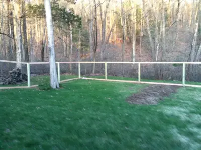 Woodbury - Modern Dog Enclosure — Fence Installation project by Hartford Fence Company