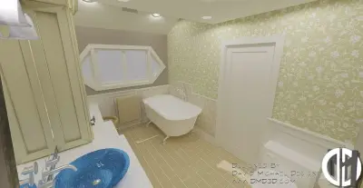 Connecticut Bathroom Redesign by David Michael Designs