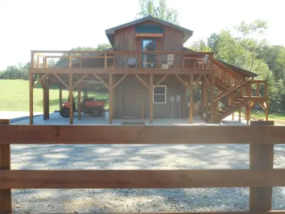 Raised Platform and Cable Railing — Architectural & Building Design Services project by Annette McCleery Building Design