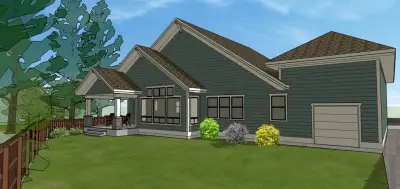 Golf Course Cottage by Design Services NW
