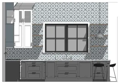 Hillview Home Kitchen by AAHA Studio