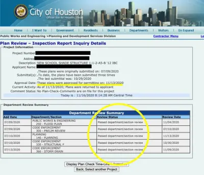 Playground Canopy Shade Structure Permit Facilitation — Architectural & Building Design Services project by Houston Permit Consultants