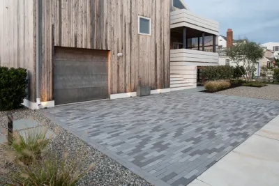Long Beach Island Custom Driveway & Patio — Landscape Design project by Beechwood Landscape Architecture And Construction