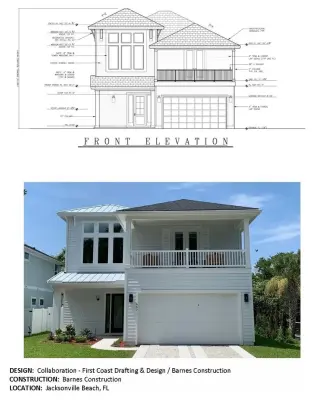 Jacksonville Shoreline, Florida — Architectural & Building Design Services project by First Coast Drafting And Design