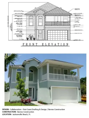 Jax Beach — Architectural & Building Design Services project by First Coast Drafting And Design