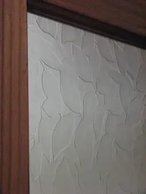 Autumn Leaves Design on Basco Shower Door — Architectural & Building Design Services project by Annette McCleery Building Design