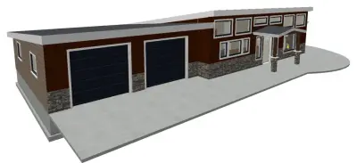 One-Level Rambler — Architectural & Building Design Services project by Defined Dimensions, LLC