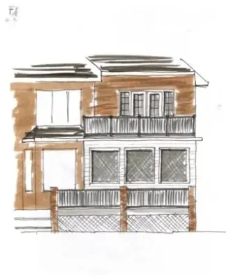 3D Renderings with Sketchup and Hand Drawing — Architectural & Building Design Services project by Steven Johnson Architect PLLC