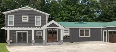 Tennessee Lakeside Retreat by Brick&batten