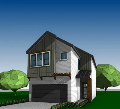 Houston TX Townhomes — Architectural & Building Design Services project by JT Architectural Designs