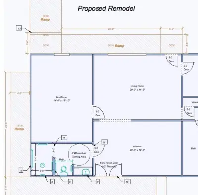 VA Accessible Home Renovation — Architectural & Building Design Services project by 52 Building Services