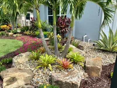 Front Yard Landscape Remodel — Landscape Design project by The Master's Touch Landscape And Design