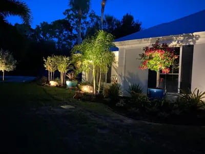 Landscape Lighting — Landscape Design project by The Master's Touch Landscape And Design