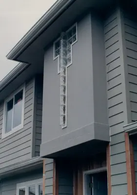 Incorporate a second floor with glass block features — Architectural & Building Design Services project by J.T. Design