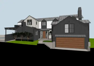 Brentwood Home — Architectural & Building Design Services project by AAHA Studio