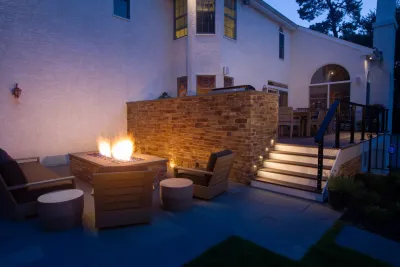 Rear Yard Deck and Patio Makeover by Beechwood Landscape Architecture And Construction