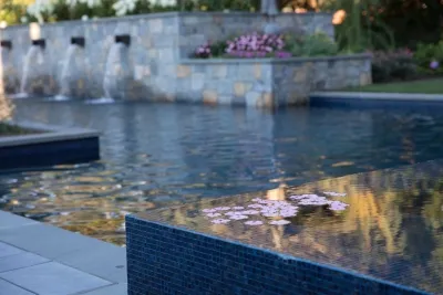 Luxury 75' Long Lap Pool Ridgewood NJ — Landscape Design project by Thomas Flint Landscape Design & Development