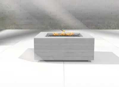 Contemporary Residence Design | Cubica - Fire Feature — Architectural & Building Design Services project by West Oak Designs