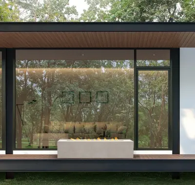 Bespoke Fire Pits | San Francisco Retreat | Modern Designs — Architectural & Building Design Services project by West Oak Designs