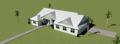 Melbourne Village Custom Home by Jeffrey K. Joseph Residential Design LLC