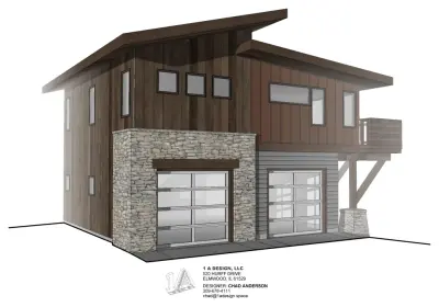 New Garage for Current Lake House — Architectural & Building Design Services project by 1 A Design, LLC