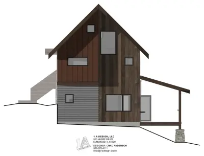 new Event Barn / Lodging at current Lakeside Residence — Architectural & Building Design Services project by 1 A Design, LLC